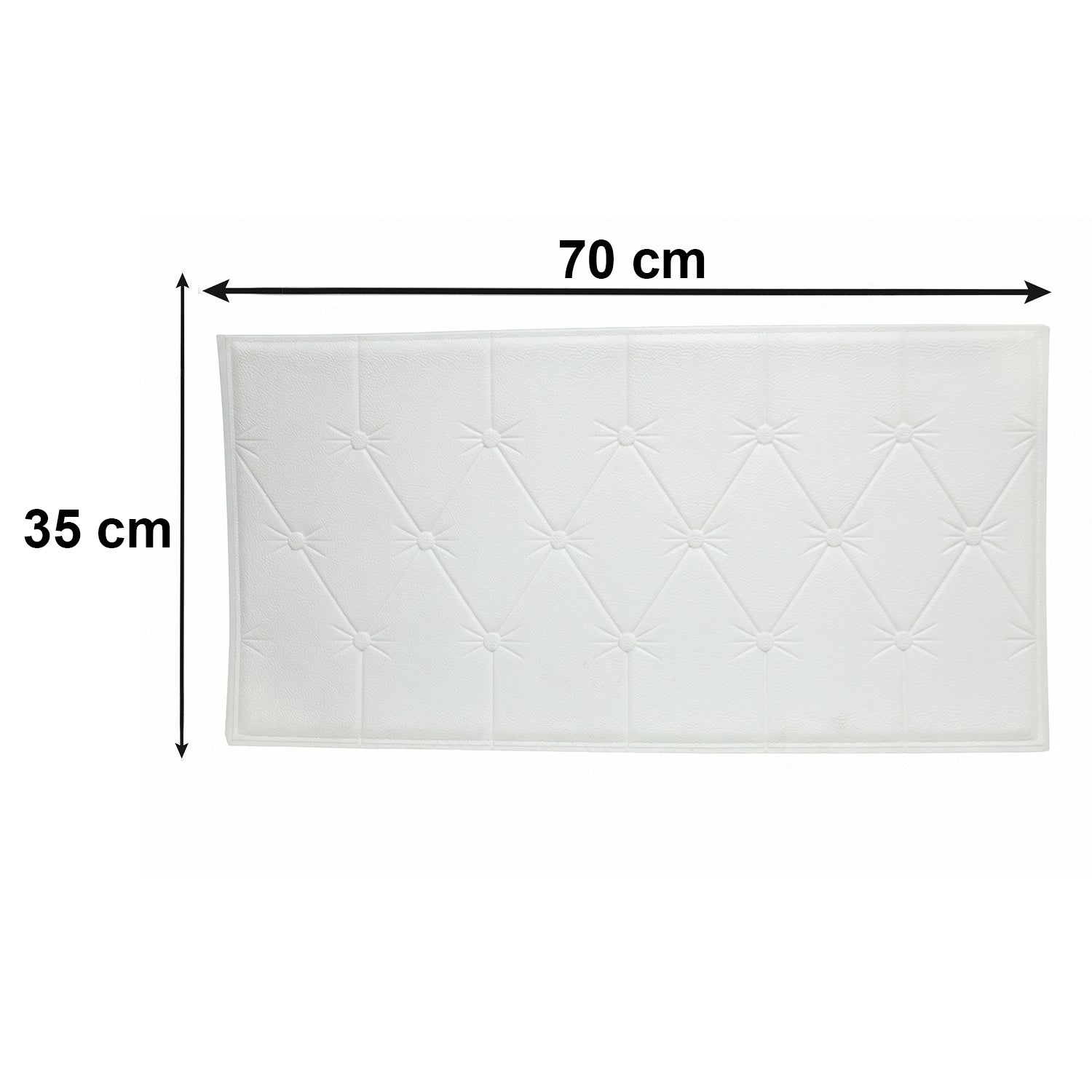 bedroom decorative foam wall tile white