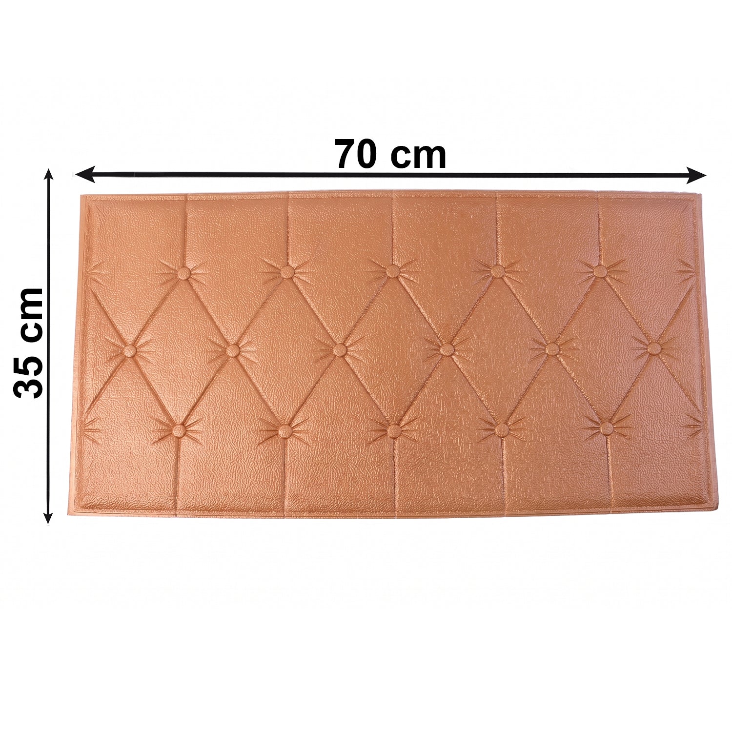 bedroom decorative foam wall tile brown