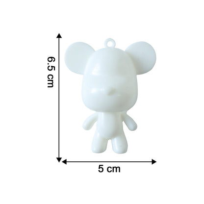 mini bear toy keychain accessory