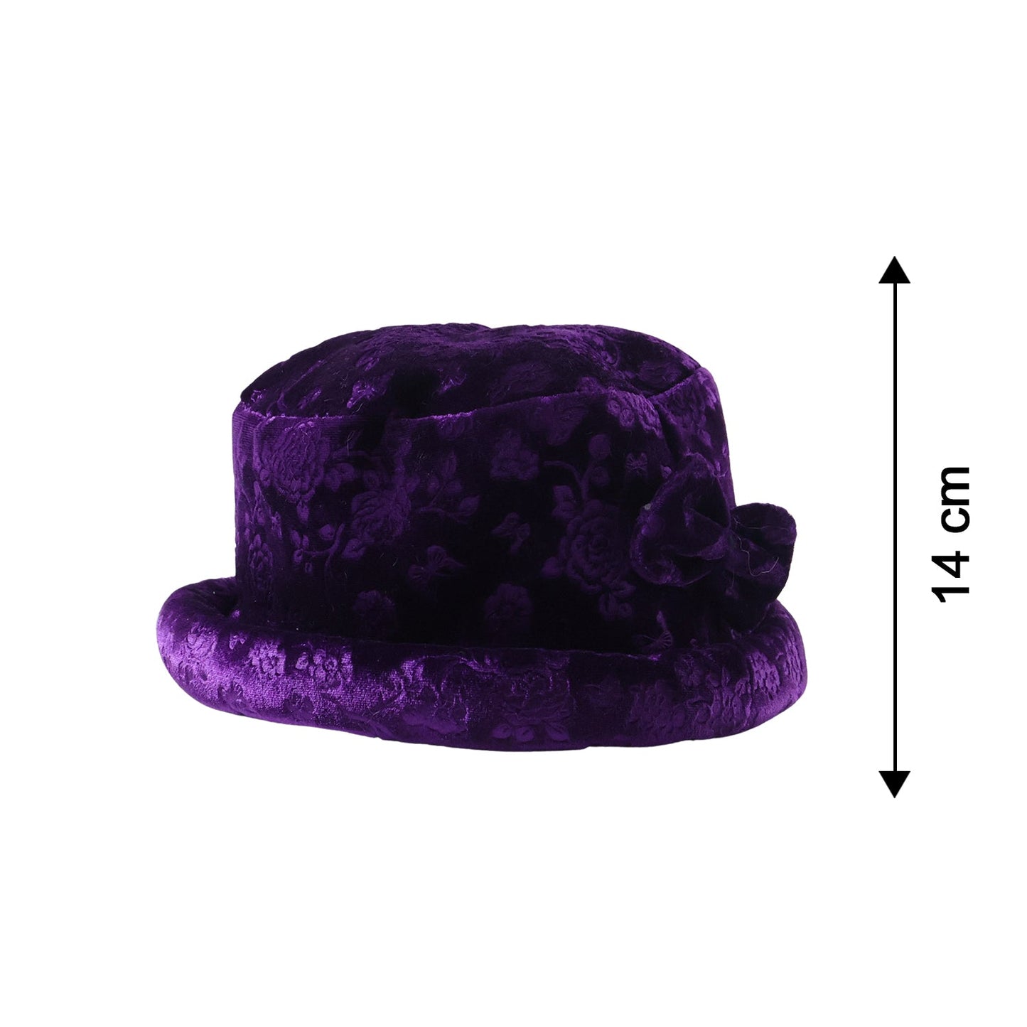 Premium Velvet Designer Bucket Hat Cap for Women (1 Pc)