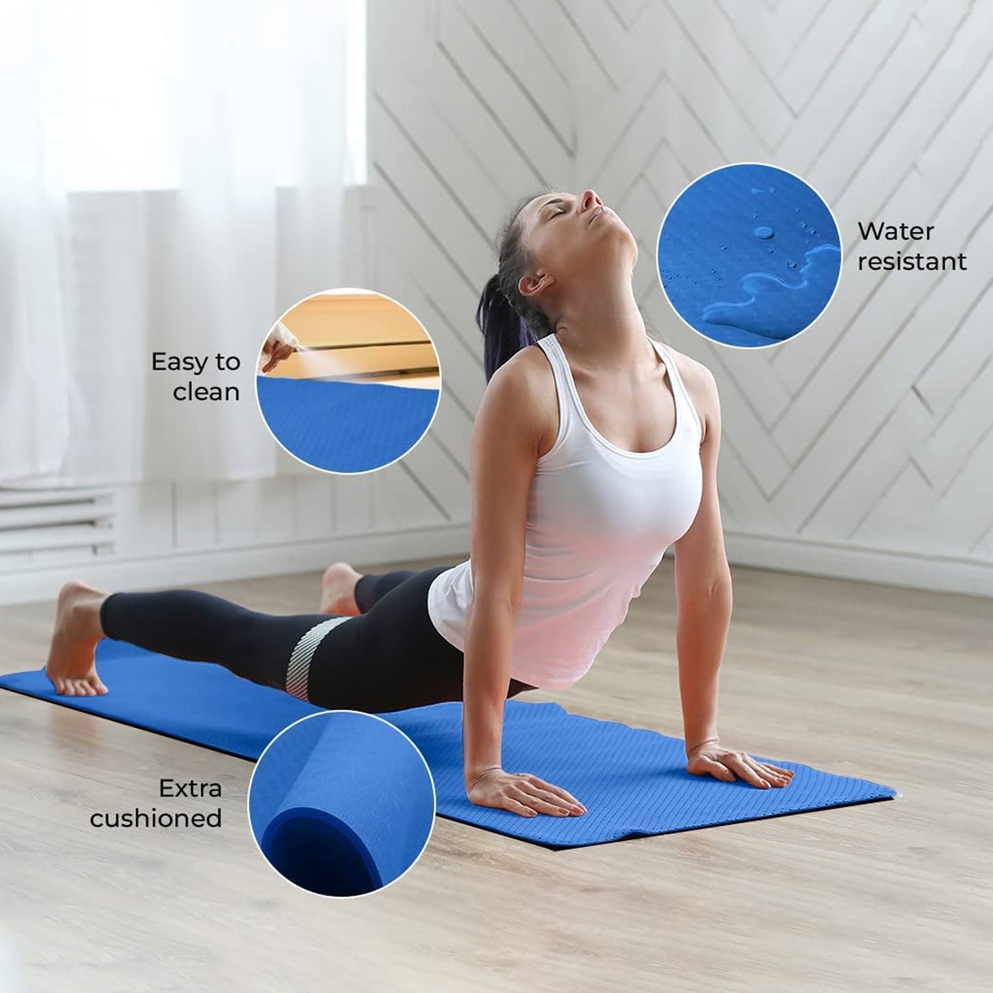 Anti skid yoga mat
